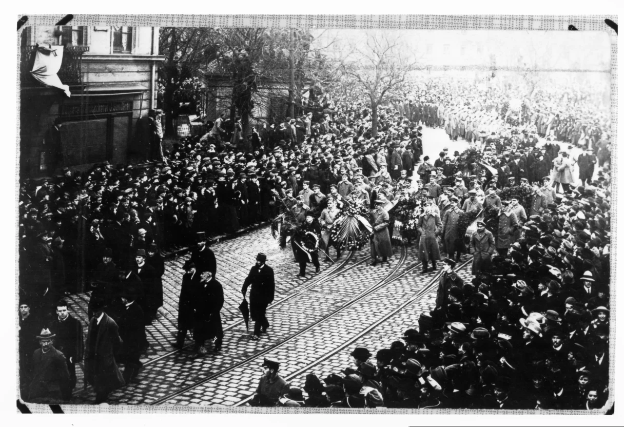 Trauerzug für Kurt Eisner, München 1919